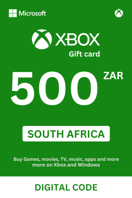 Xbox 500 ZAR Gift Card (South Africa) - Digital Code