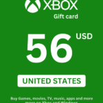 Xbox 56 USD Gift Card (United States) - Digital Code