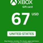 Xbox 67 USD Gift Card (United States) - Digital Code