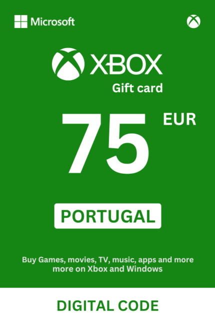 Xbox 75 EUR Gift Card (Portugal) - Digital Code