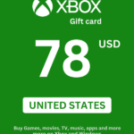 Xbox 78 USD Gift Card (United States) - Digital Code
