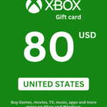 Xbox 80 USD Gift Card (United States) - Digital Code