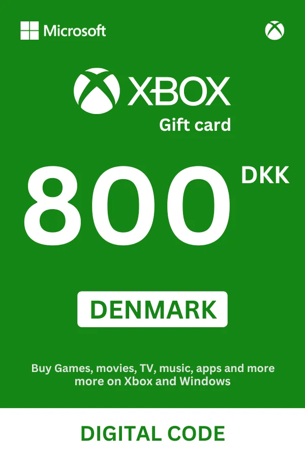 Xbox 800 DKK Gift Card (Denmark) - Digital Code