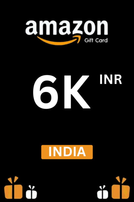 Amazon ₹6000 INR Gift Card (INDIA) - Digital Code
