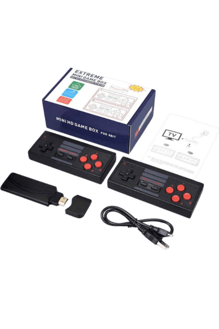 Extreme Mini 8bit Game Box HDMI output wireless controllers
