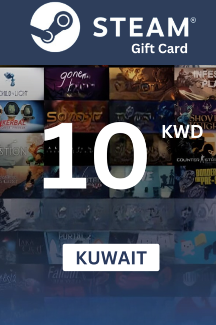 Steam Wallet 10 KWD Gift Card (Kuwait) - Digital Code