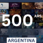 Steam Wallet 500 ARS Gift Card (Argentina) - Digital Code