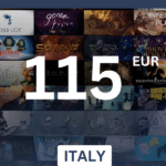 Steam Wallet €115 EUR Gift Card (ITALY) - Digital Code