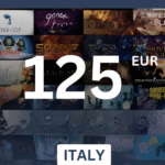 Steam Wallet €125 EUR Gift Card (ITALY) - Digital Code
