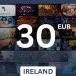 Steam Wallet €30 EUR Gift Card (IRELAND) - Digital Code