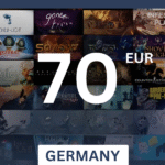 Steam Wallet €70 EUR Gift Card (GERMANY) - Digital Code