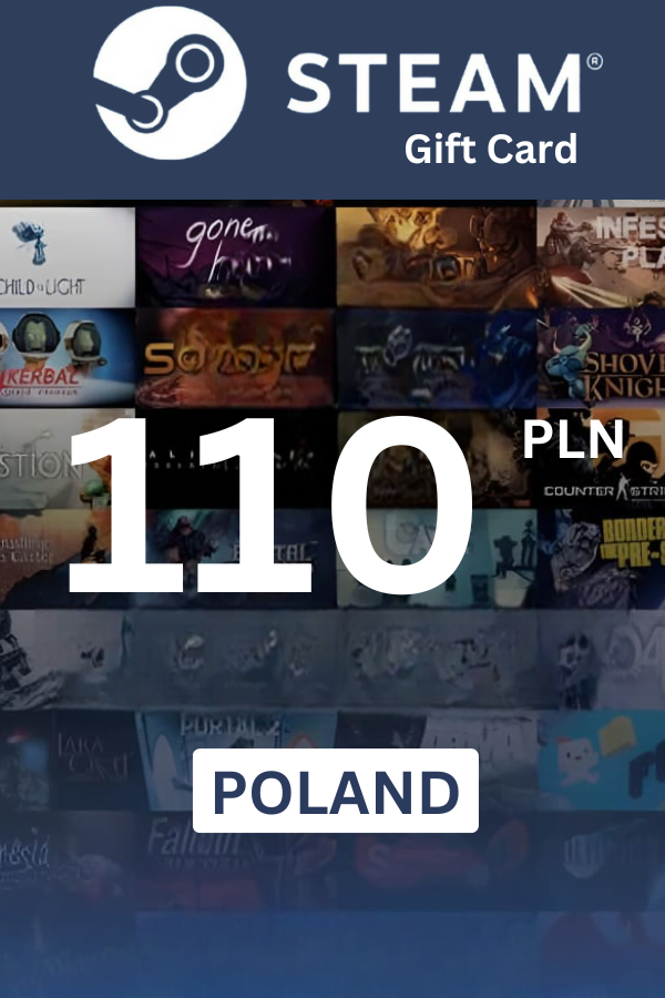 Steam Wallet 110 PLN Gift Card (Poland) - Digital Code