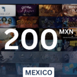 Steam Wallet 200 MXN  Gift Card (Mexico) - Digital Code