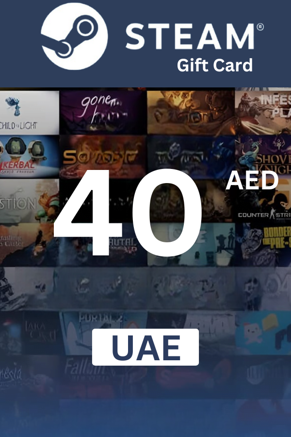 Steam Wallet 40 AED Gift Card (United Arab Emirates) - Digital Code