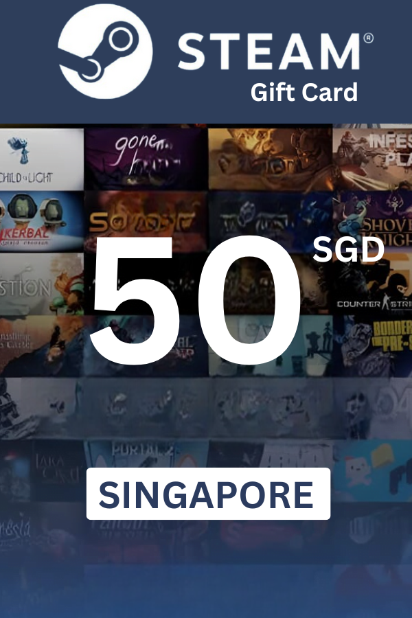 Steam Wallet $50 SGD Gift Card (Singapore) - Digital Code