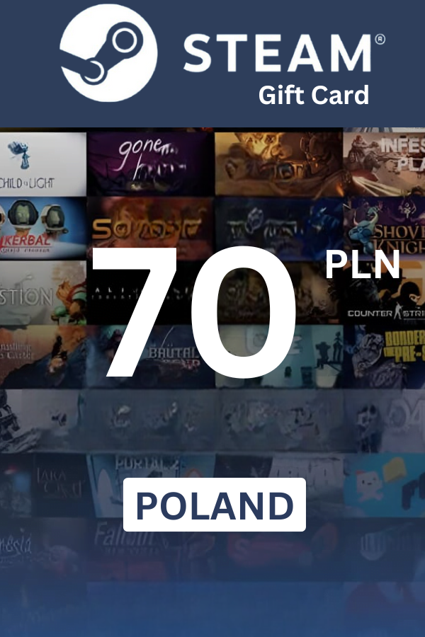 Steam Wallet 70 PLN Gift Card (Poland) - Digital Code