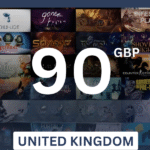 Steam Wallet £90 GBP Gift Card (United Kingdom) - Digital Code