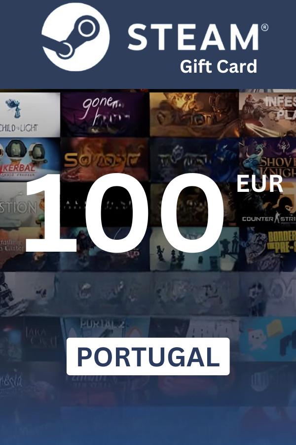 Steam Wallet €100 EUR Gift Card (PORTUGAL) - Digital Code