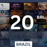 Steam Wallet R$20 BRL Gift Card (Brazil) - Digital Code