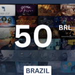 Steam Wallet R$50 BRL Gift Card (Brazil) - Digital Code