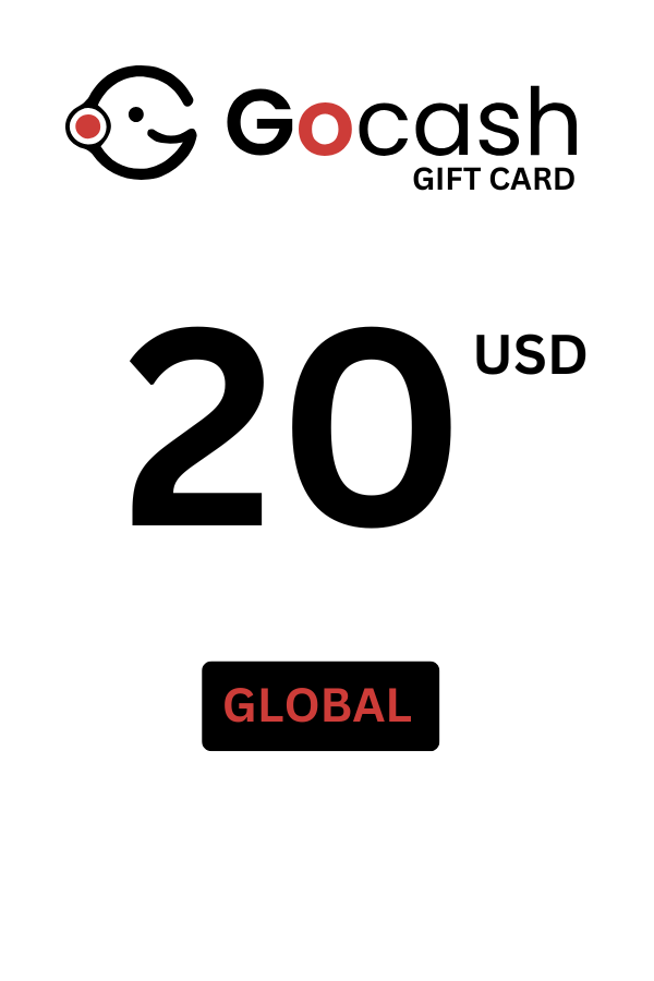 GoCash Game Card $20 USD (Global) - Digital Code