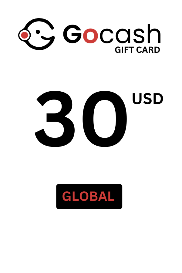 GoCash Game Card $30 USD (Global) - Digital Code