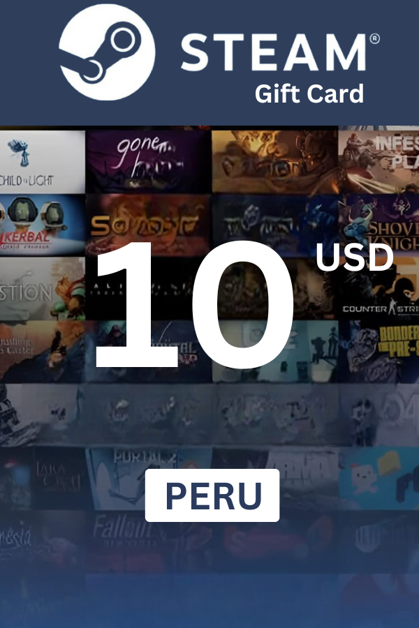 Steam Wallet 10 PEN Gift Card (Peru) - Digital Code