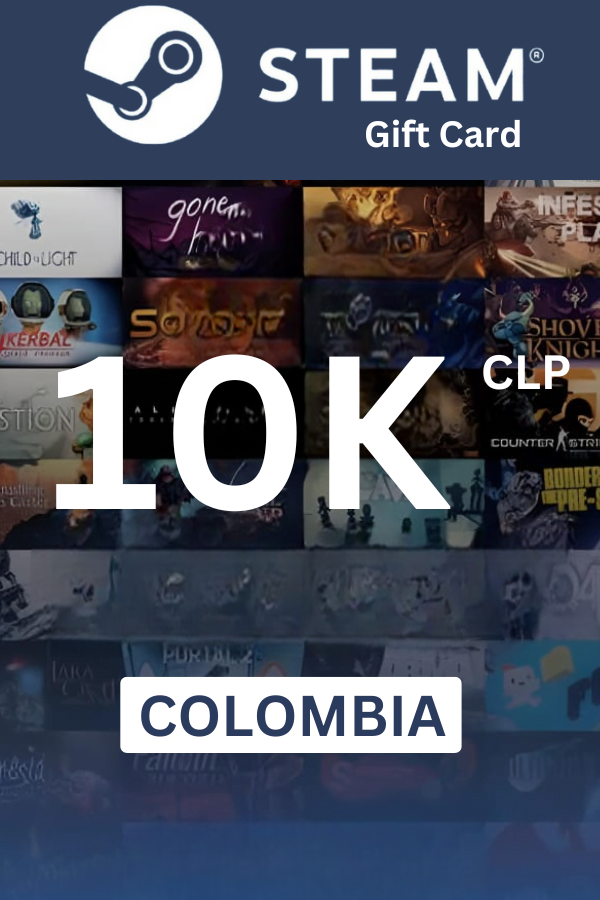 Steam Wallet 10000 COP Gift Card (Colombia) - Digital Code