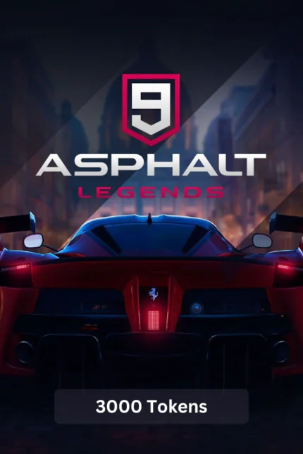 Asphalt 9 3000 Tokens (Global) - Digital Code