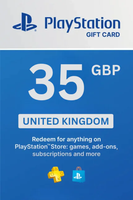 PlayStation Store £35 GBP Gift Card (United Kingdom) - Digital Code