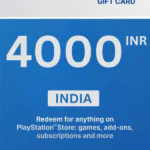 PlayStation Store ₹4000 INR Gift Card (India) - Digital Code