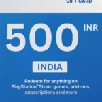 PlayStation Store ₹500 INR Gift Card (India) - Digital Code