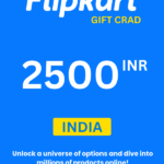 Flipkart ₹2500 INR Gift Card (India) - Digital Code