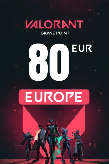 Valorant €80 EUR Valorant Points (Europe) - Digital Code