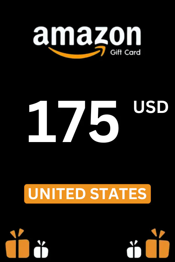 Amazon $175 USD Gift Card (United States) - Digital Code - Image 1