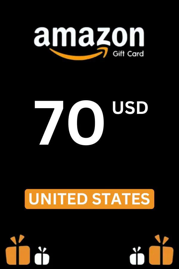 Amazon $70 USD Gift Card (United States) - Digital Code - Image 1