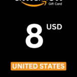 Amazon $8 USD Gift Card (United States) - Digital Code