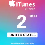 Apple iTunes $2 USD Gift Card (United States) - Digital Code