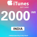 Apple iTunes 2000 INR Gift Card (India) - Digital Code
