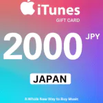 Apple iTunes 2000 JPY Gift Card (Japan) - Digital Code