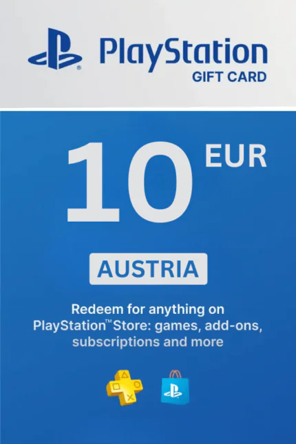 PlayStation Store 10 EUR Gift Card (Austria) - Digital Code