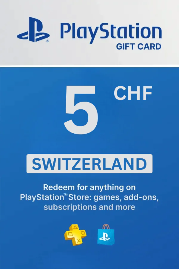 PlayStation Store 5 CHF Gift Card (Switzerland) - Digital Code - Image 1