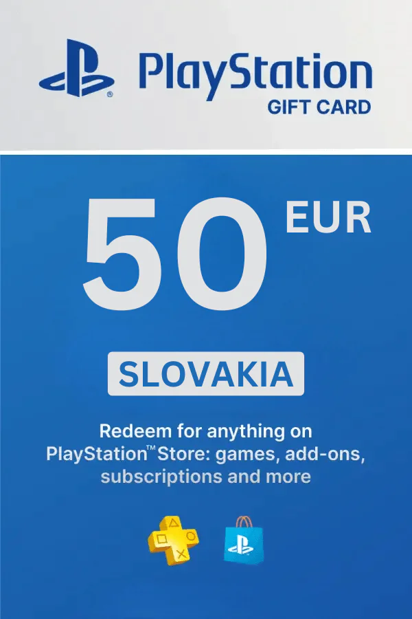 PlayStation Store 50 EUR Gift Card (Slovakia) - Digital Code - Image 1