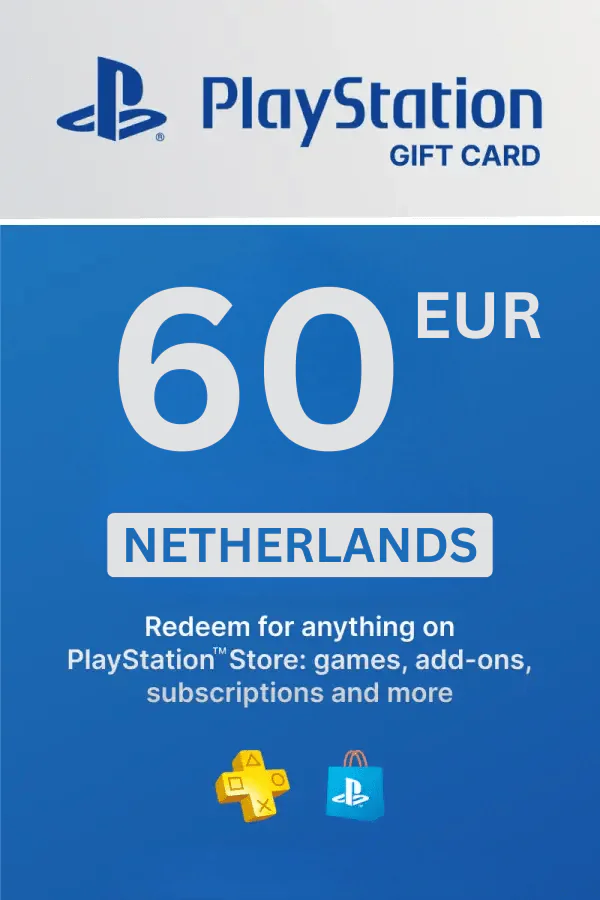 PlayStation Store 60 EUR Gift Card (Netherlands) - Digital Code - Image 1
