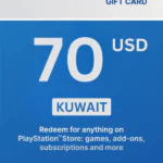 PlayStation Store 70 USD Gift Card (Kuwait) - Digital Code