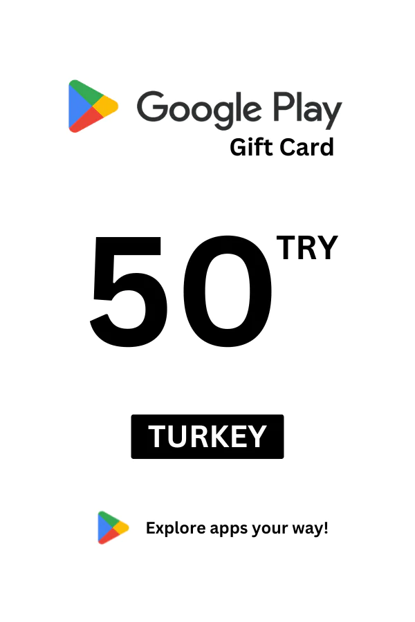 Google Play 50 TRY Gift Card (Turkey) Google Play 50 TRY Gift Card (Turkey) - Digital Code - Image 1