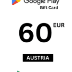 Google Play 60 EUR Gift Card (Austria) - Digital Code