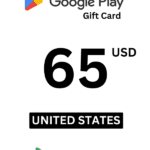 Google Play 65 USD Gift Card (United States) - Digital Code
