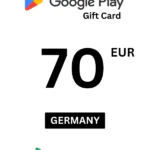 Google Play 70 EUR Gift Card (Germany) - Digital Code
