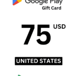 Google Play 75 USD Gift Card (United States) - Digital Code
